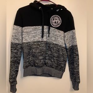 Grey/black jogger and hoodie set!